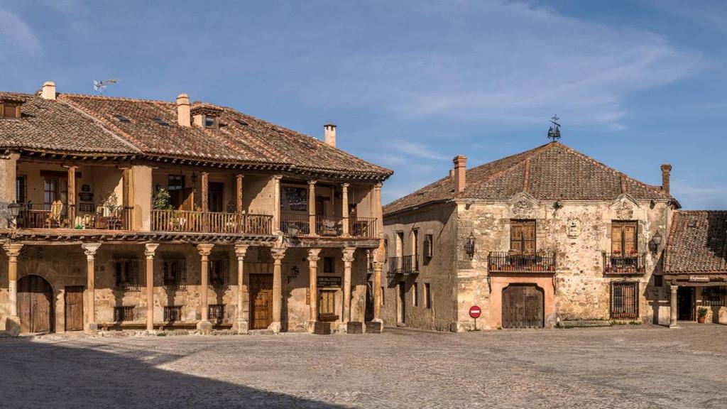 Vista de la plaza de Pedraza