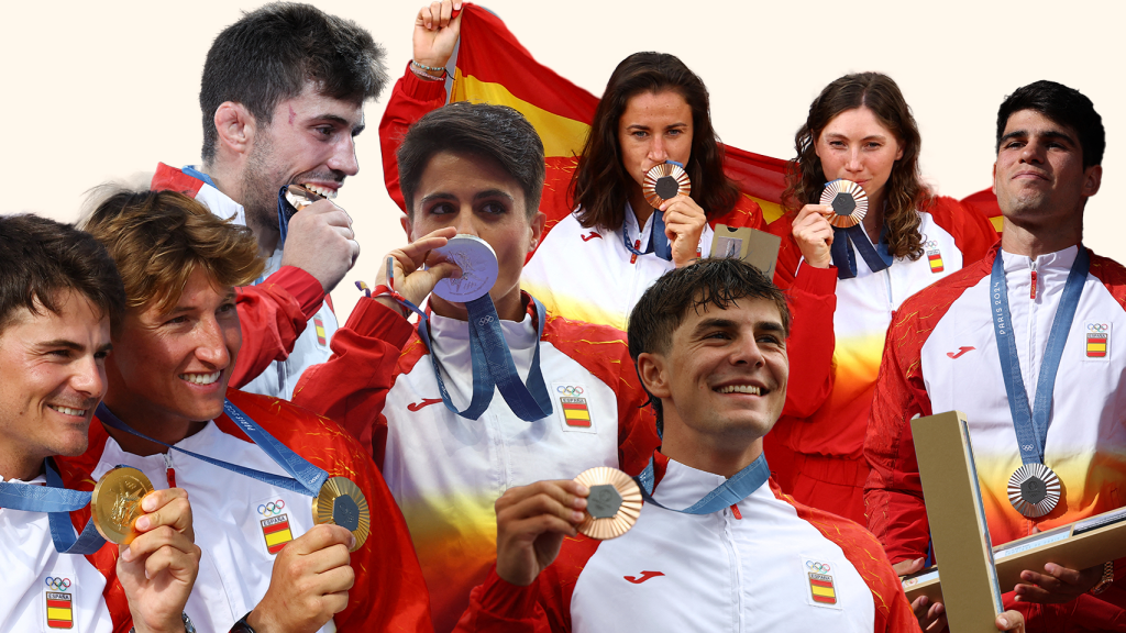 Los primeros medallistas de España en los Juegos Olímpicos de París.