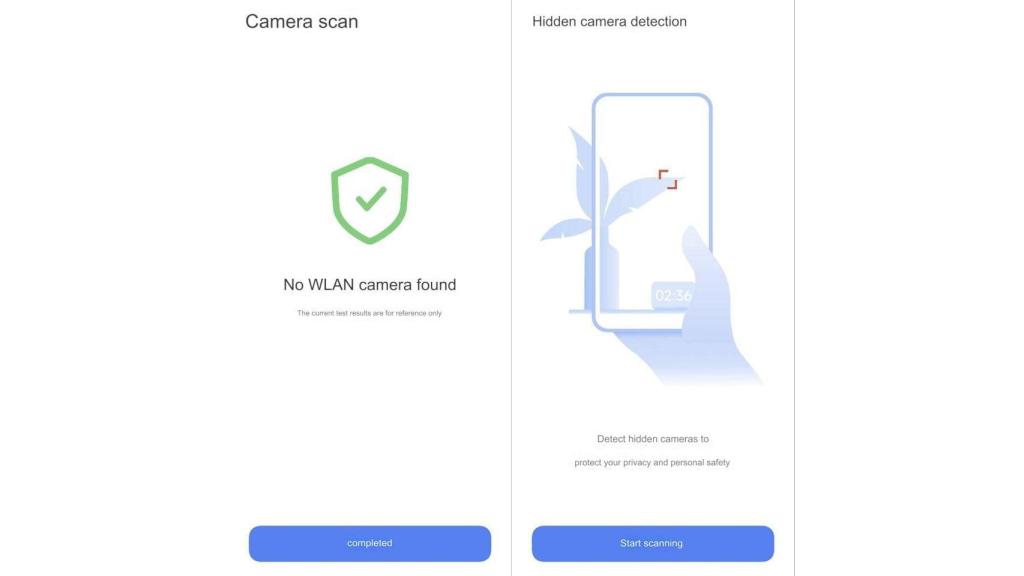 Escáner de cámara oculta con HyperOS 2.0 de Xiaomi