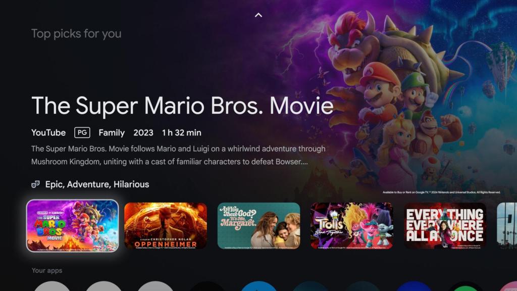 La integración de Gemini en Google TV ayudará a elegir series y películas