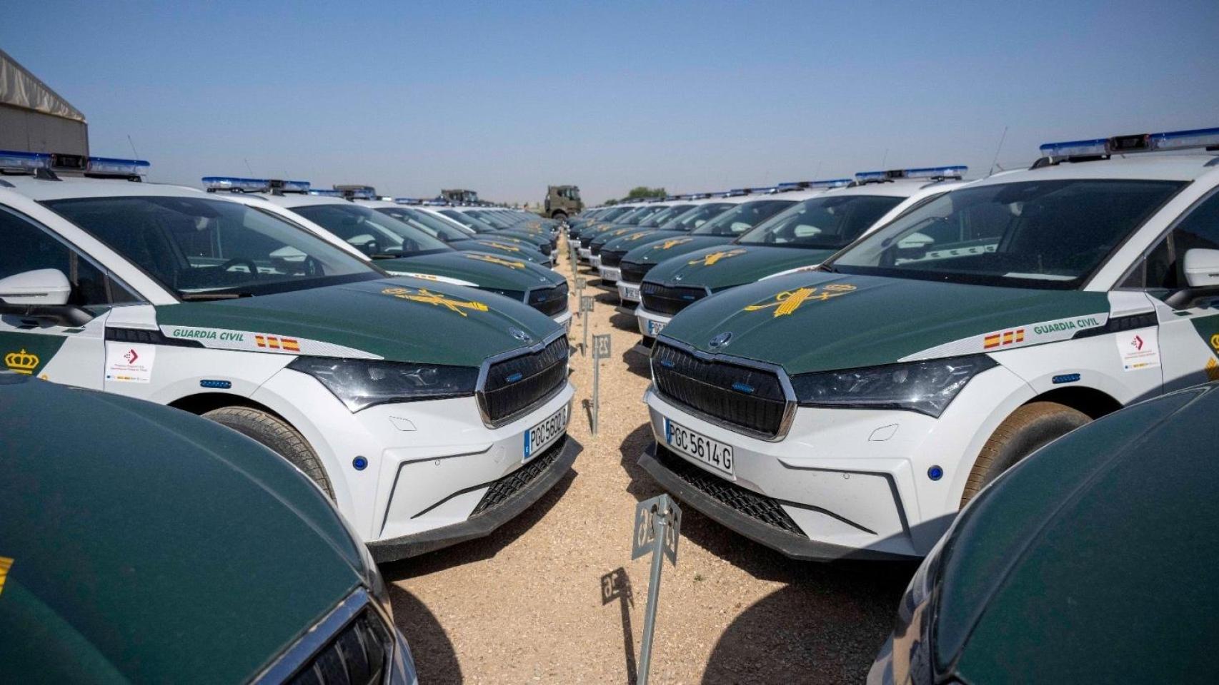 Skoda Enyaq de la Guardia Civil.