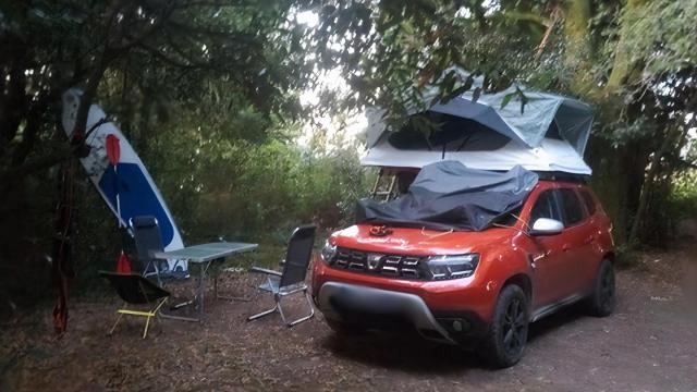 Acampadas ilegales en la ría de Arousa.