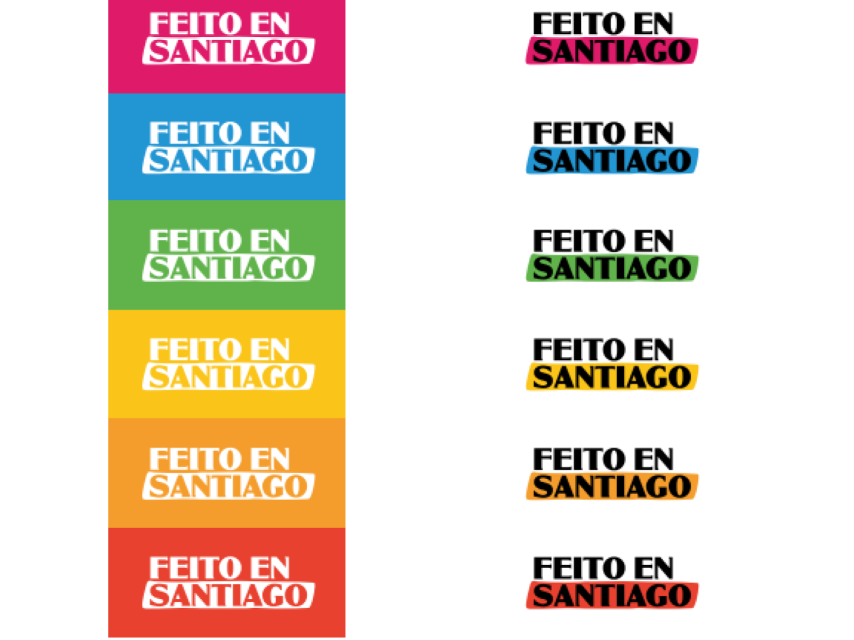 Imagen de la campaña 'Feito en Santiago'.