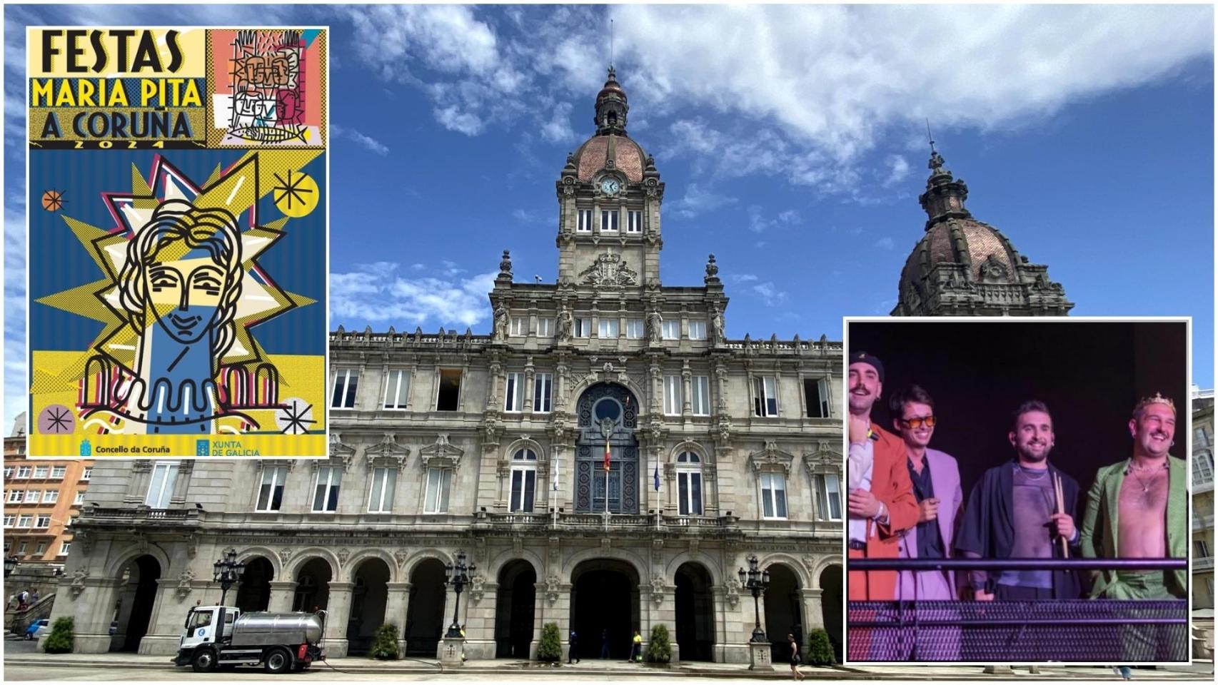 Qué hacer en A Coruña hoy, sábado 10 de agosto, por las Fiestas de María Pita.