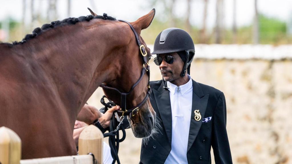 Snoop Dogg, en las pruebas de hípica de los JJOO de París 2024