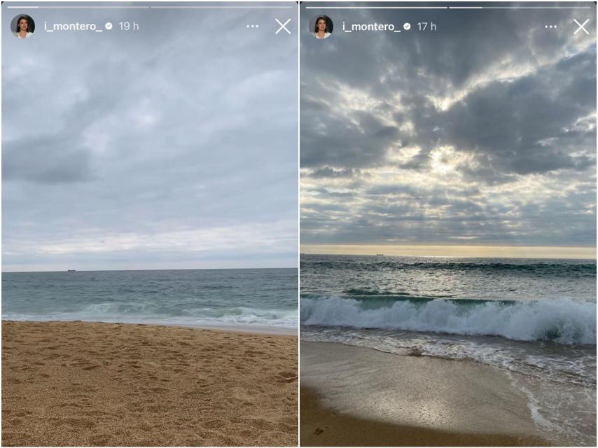 Imágenes de las redes sociales de Irene Montero disfrutando de un día de playa.