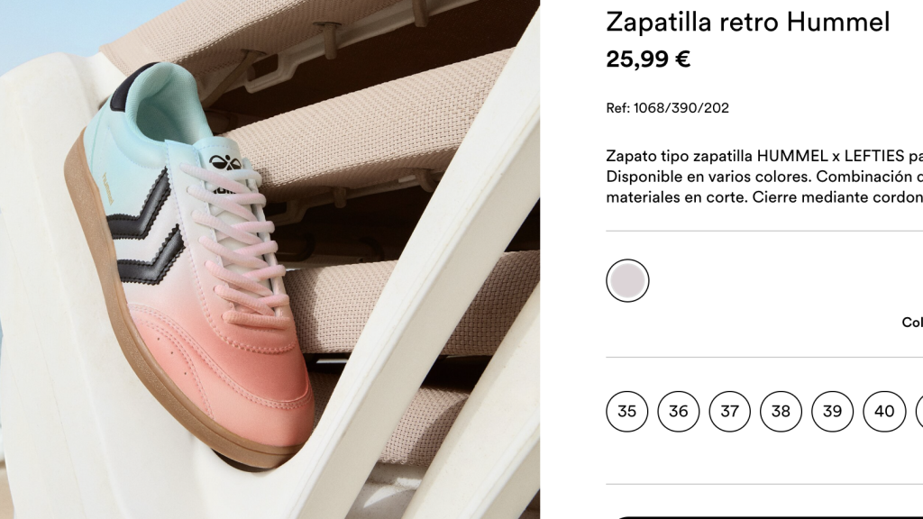 Zapatilla retro Hummel.