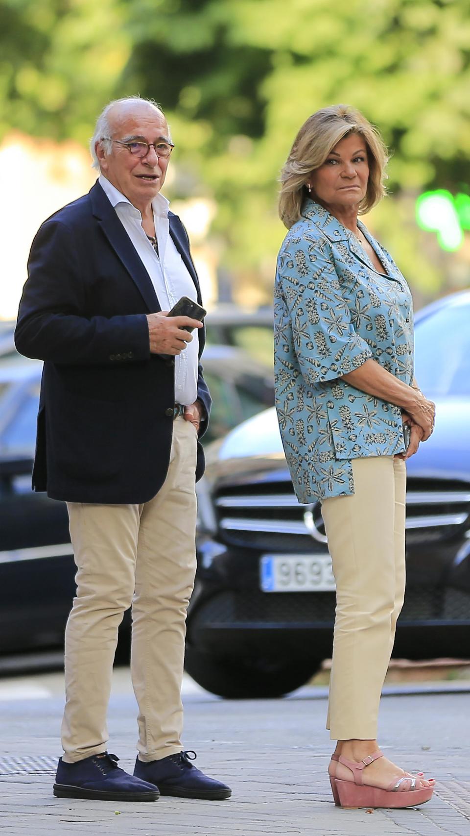 Cari y su esposo, Carlos, en una imagen tomada en Madrid, en junio de 2018.