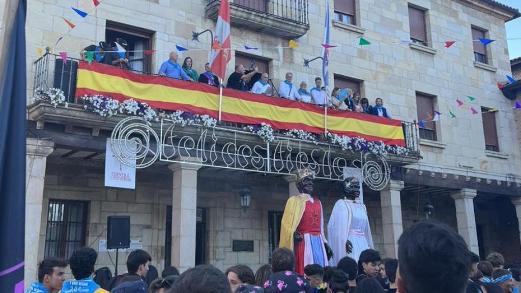 Cervera de Pisuerga durante el pregón del pasado año