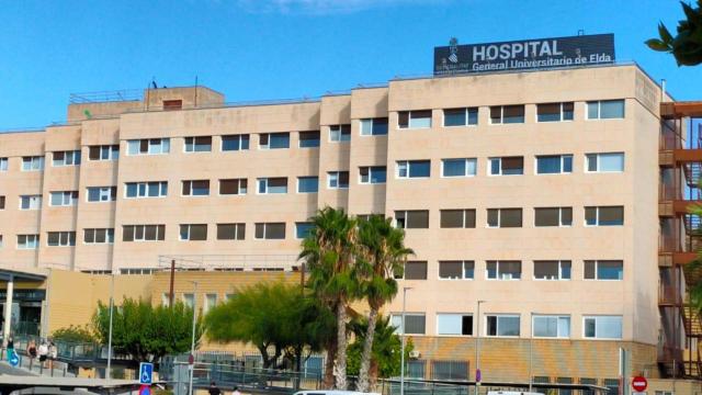 Hospital de Elda, al que está adscrito el Centro de Salud de Sax.