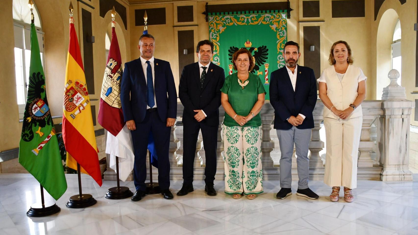 Encuentro entre los presidentes de las diputaciones de Toledo y Ciudad Real.