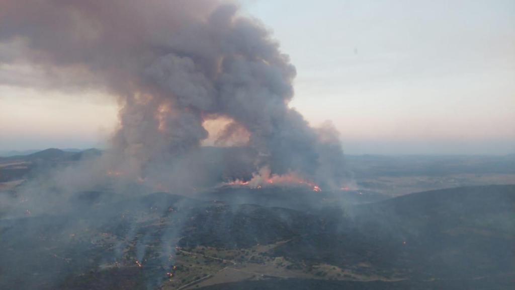 El incendio de La Estrella (Toledo). Foto: ATBRIF.