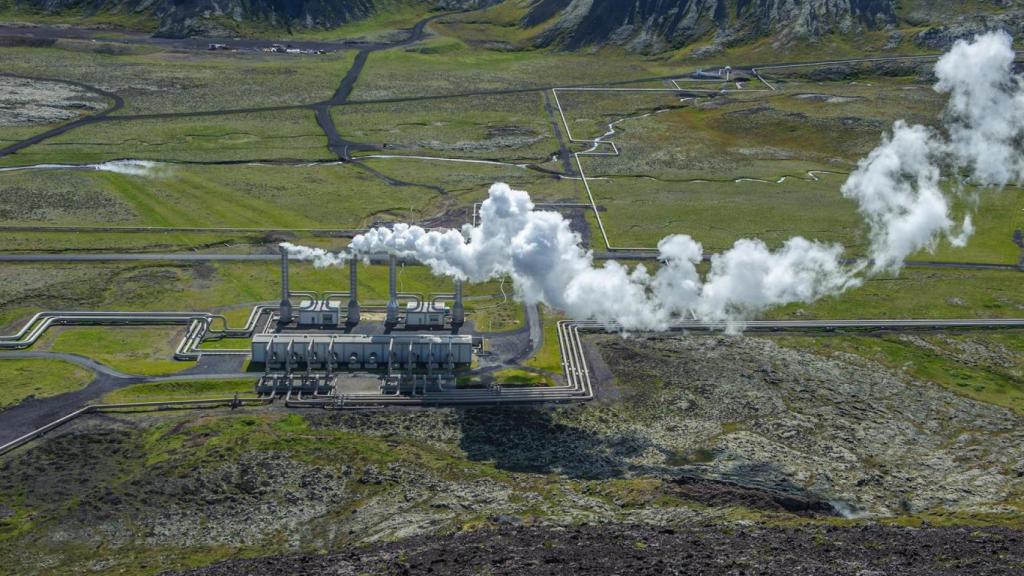 Nesjavellir central eléctrica geotérmica, Islandia.