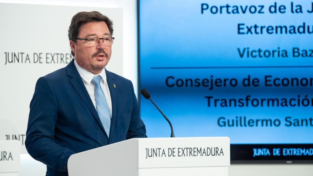 El consejero extremeño Guillermo Santamaría.