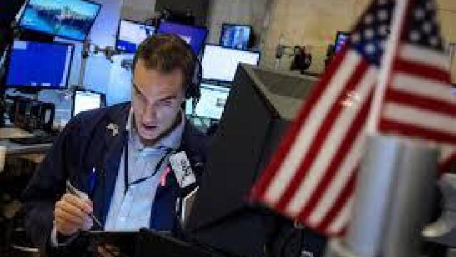 Un operador de bolsa en Wall Street.