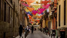 Adornos y decoraciones para las fiestas de San Cayetano en una imagen de archivo.