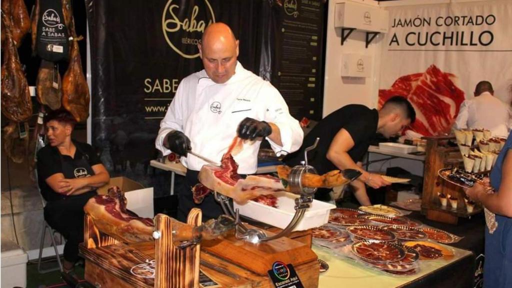 Certamen Mundial de Jamón Popi, en Estepona.