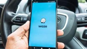 Imagen de archivo de la app de Waze.