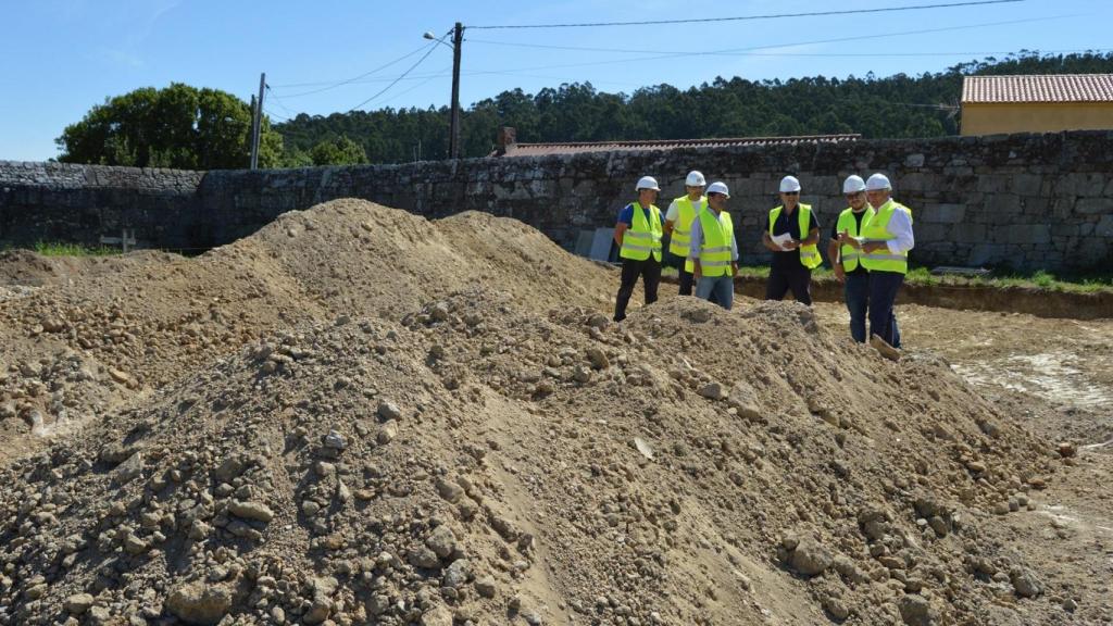 Segunda fase de la rehabilitación del Pazo de Quintáns, en Sanxenxo.