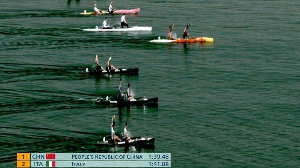 Photo finish de la final de C2-500 masculino.