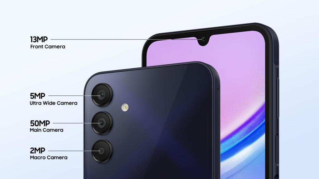 Cámaras del Samsung Galaxy A15