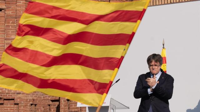 Carles Puigdemont este jueves en Barcelona.