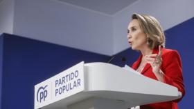 VÍDEO | Cuca Gamarra (PP): La alfombra roja con la que hemos visto hoy a Puigdemont lleva las siglas del Partido Socialista