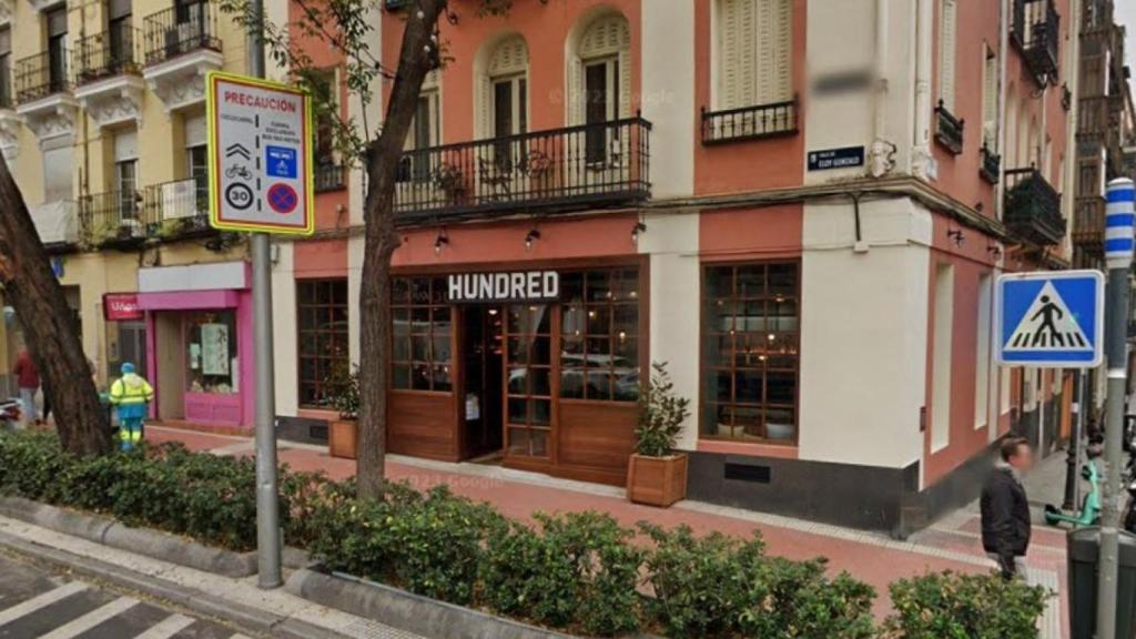 Local de Hundred en la calle Eloy Gonzalo, en Madrid.