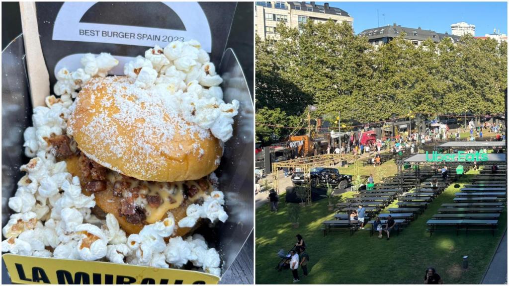 'The Champions Burger' en el Paseo de los Puentes