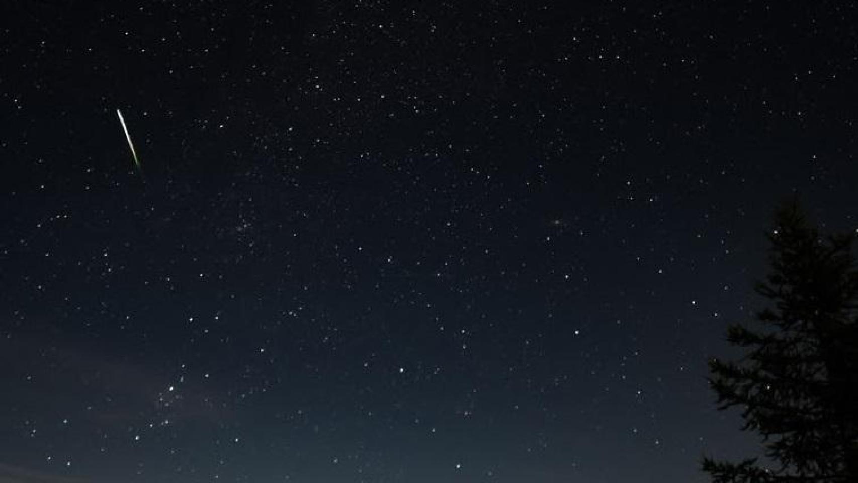 Lluvia de estrellas, las Perseidas.