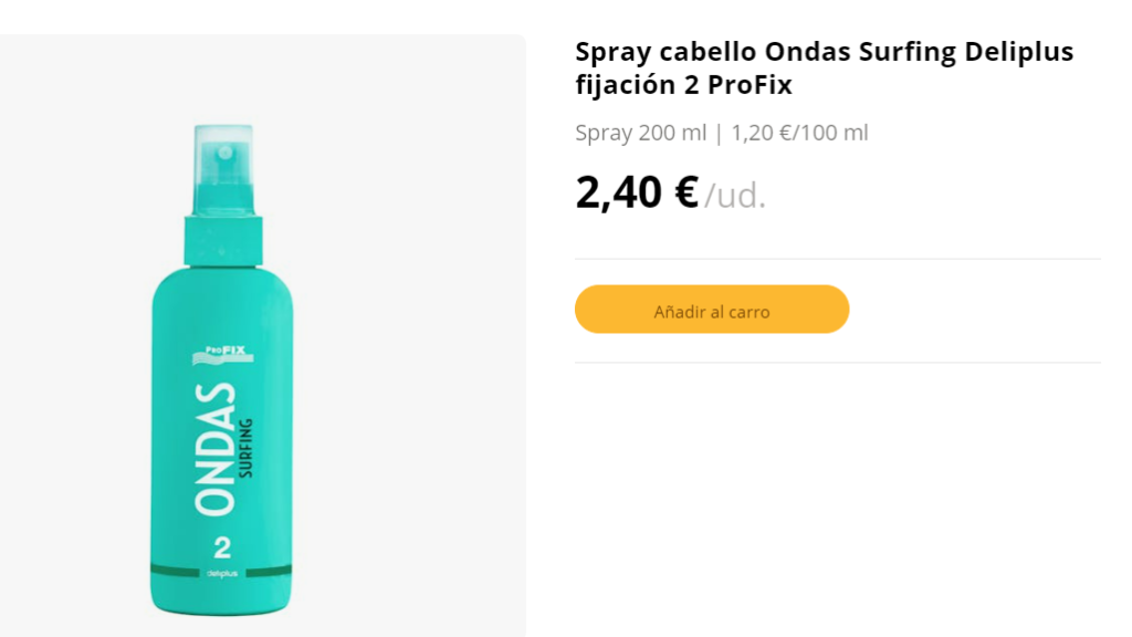 Spray cabello Ondas Surfing Deliplus.