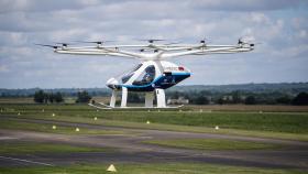 eVTOL Volocity en la inauguración del vertipuerto.