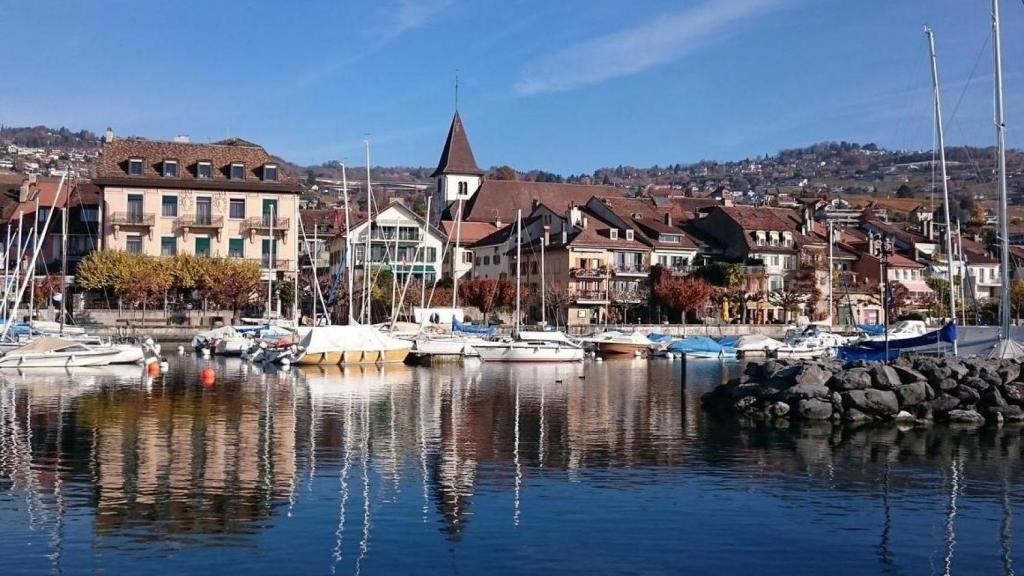 El lago Lemán, el mayor lago de la Europa Occidental.