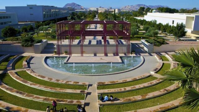 Imagen aérea de la Universidad de Alicante.