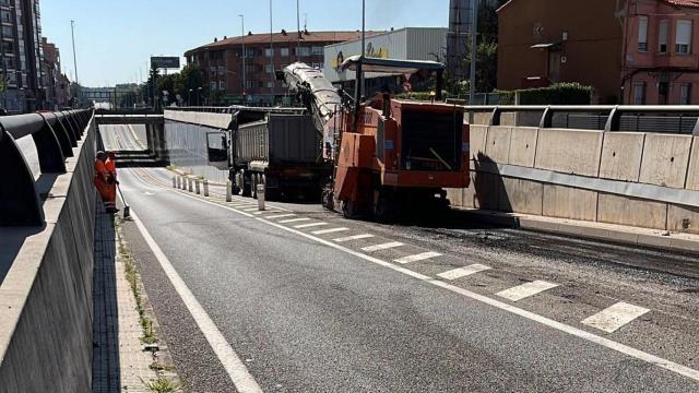 Imagen de las obras en León