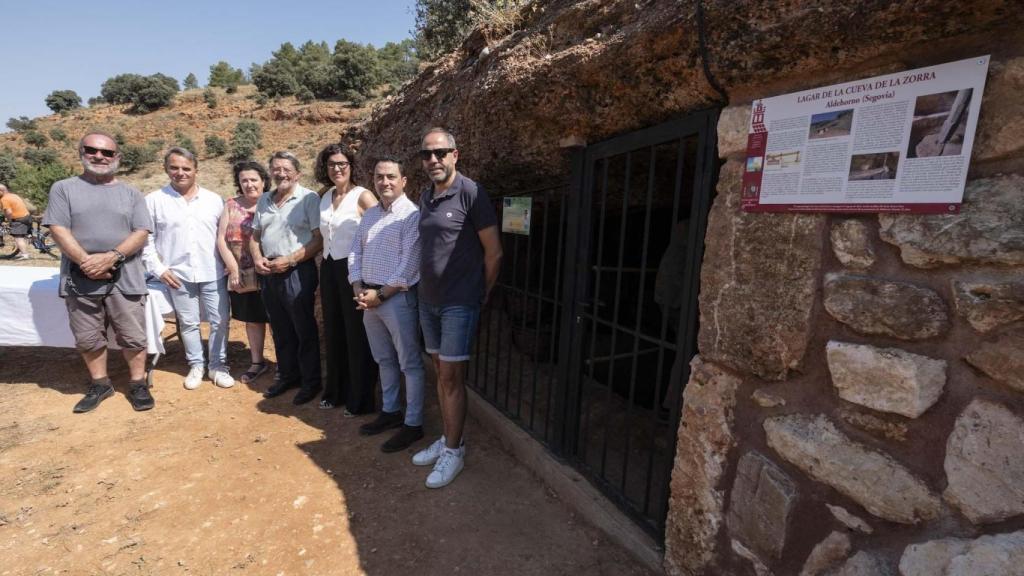 Imagen de la inauguración del lagar