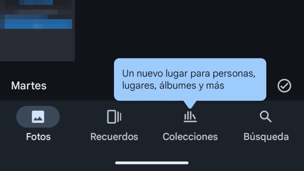 Nueva sección de Colecciones en Google Fotos