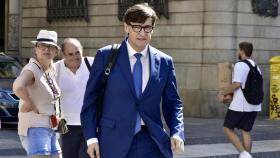 El presidente electo de la Generalitat, Salvador Illa, llega este viernes al traspaso institucional de funciones con Pere Aragonès.