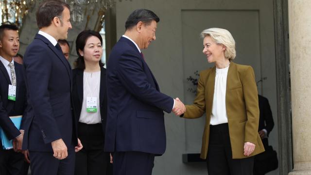 Xi Jinping y Ursula von der Leyen