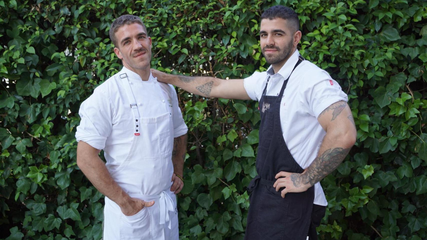 Los hermanos chefs Oswaldo y Bruno González Herce, de izquierda a derecha.