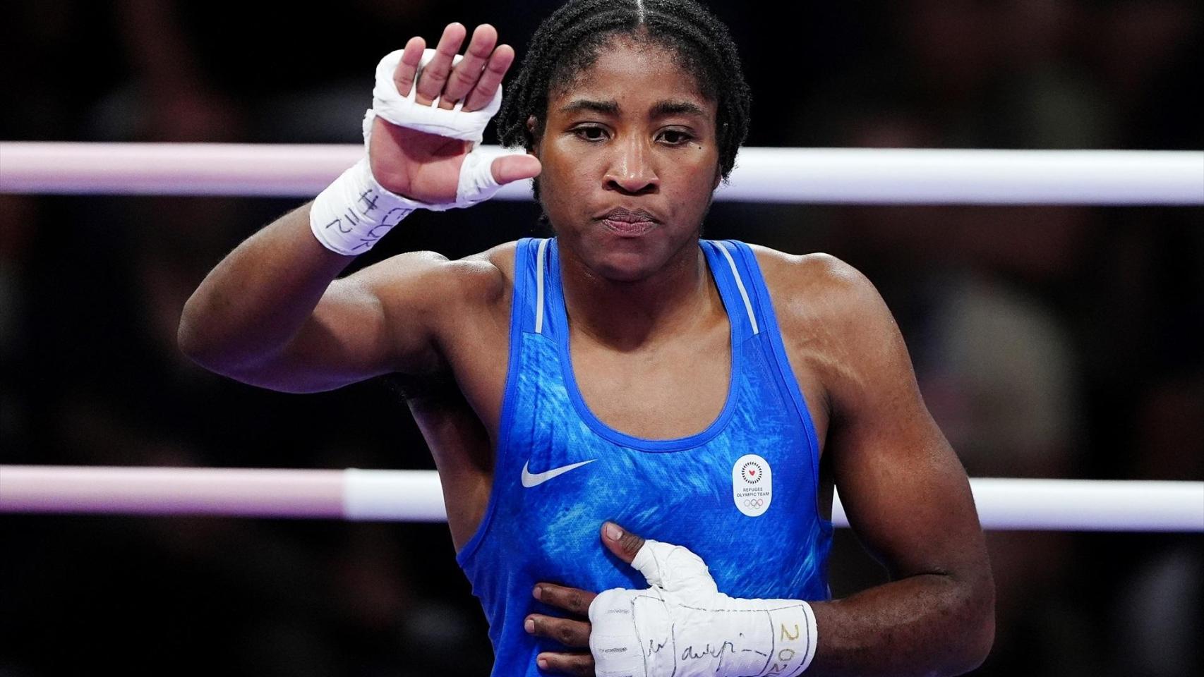 Cindy Ngamba, boxeadora refugiada y ganadora de la medalla de bronce en París 2024