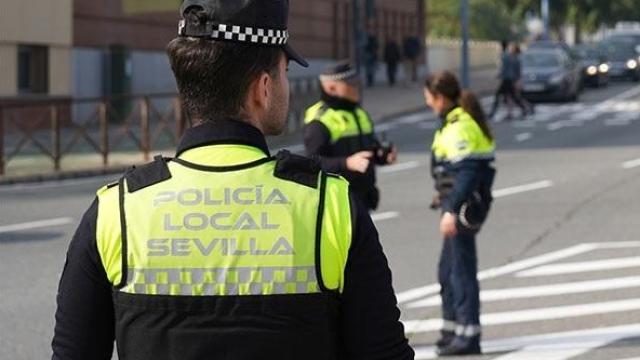 Agentes de la Policía Local de Sevilla.