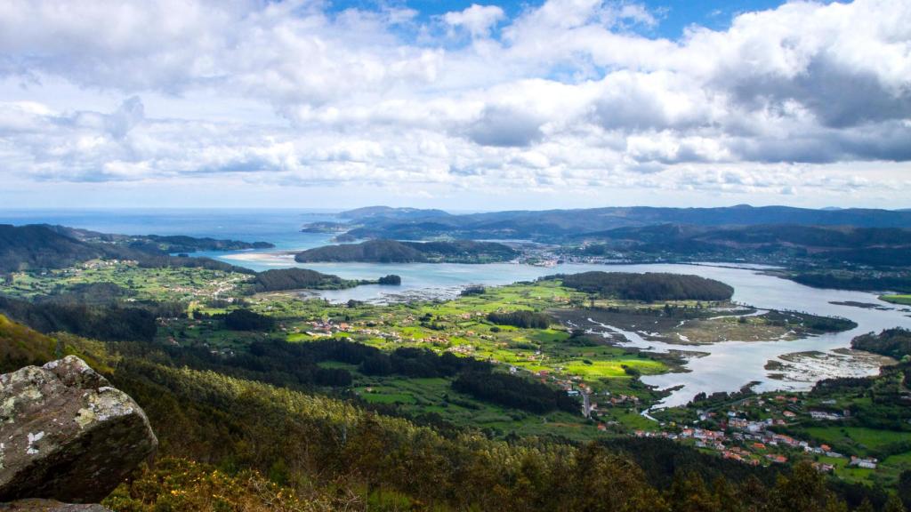 Ría de Ortigueira desde la Sierra de A Capelada