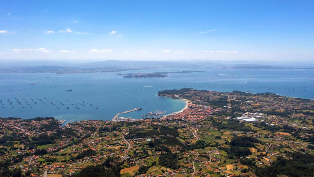 Vista general de la ría de Arousa