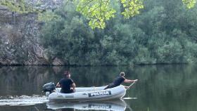 La Policía Nacional en las labores de búsqueda del desaparecido en Soria