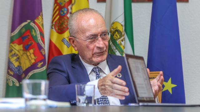 Paco de la Torre, alcalde de Málaga, durante la entrevista concedida a EL ESPAÑOL.