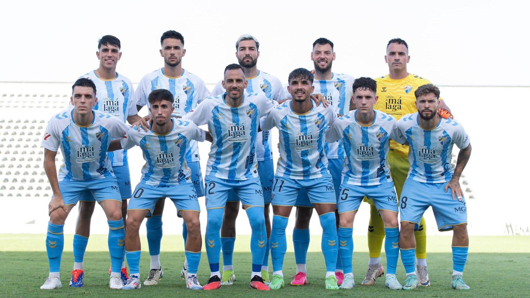 El once titular del amistoso del Málaga CF contra el Córdoba