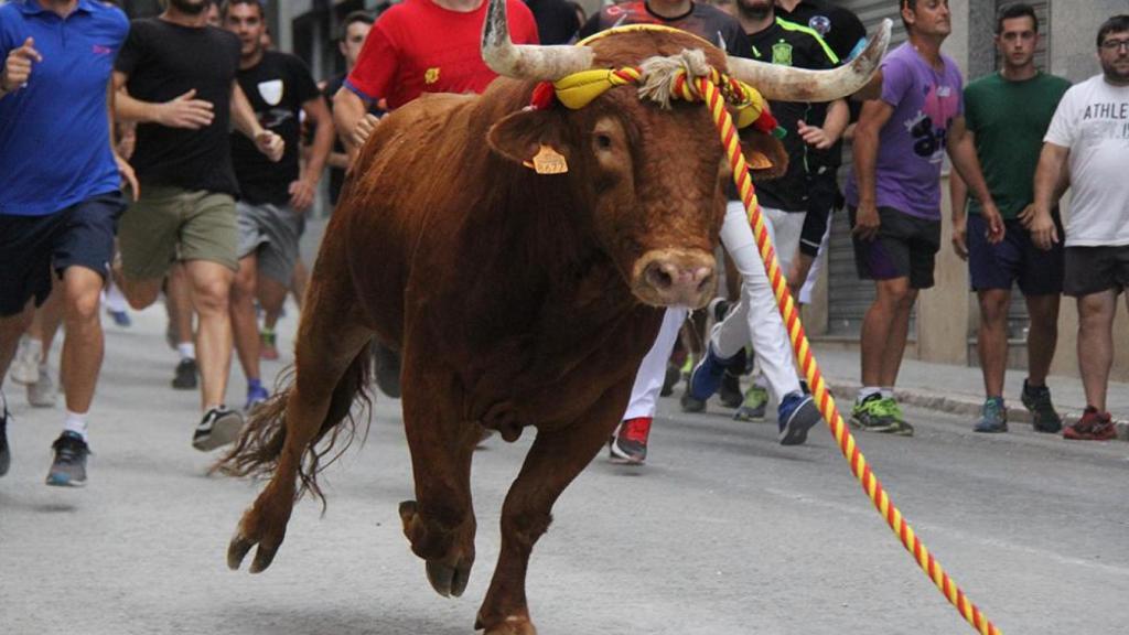 Imagen de archivo de las fiestas del Torico de la Cuerda de Chiva (Valencia)