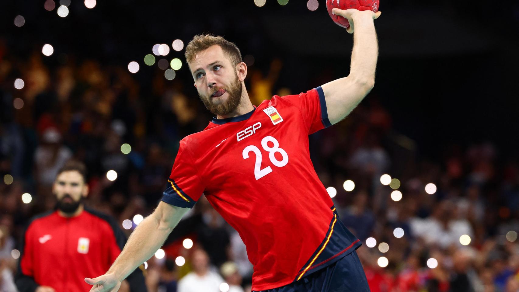 Aleix Gómez, durante un partido de los Juegos Olímpicos.