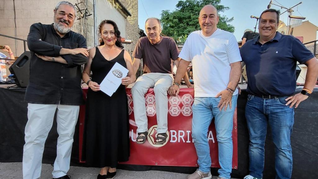 El presidente de la Diputación de Segovia, Miguel Ángel de Vicente, en el Festival Panduro